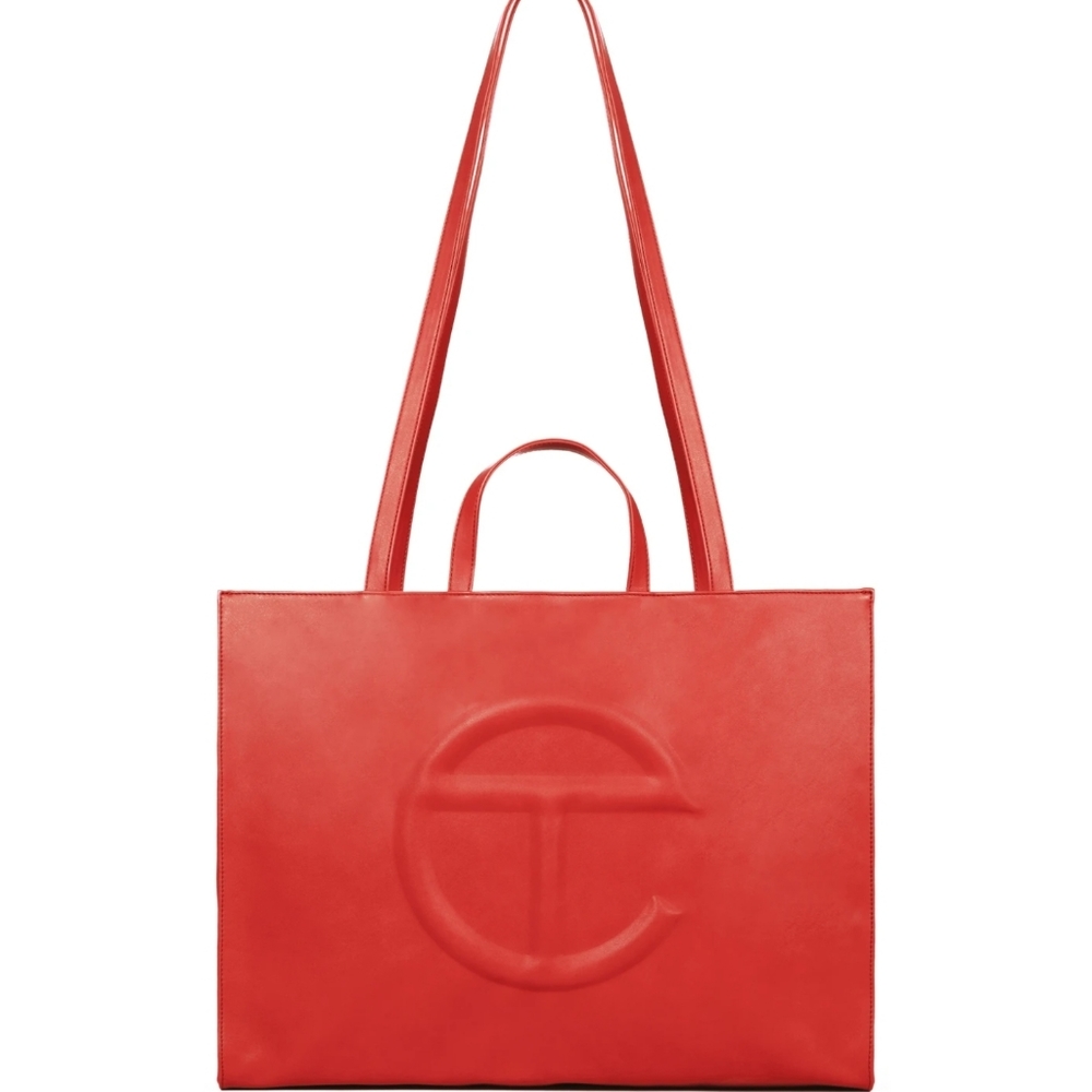 SOLD - Telfar Large Red Shopping Bag